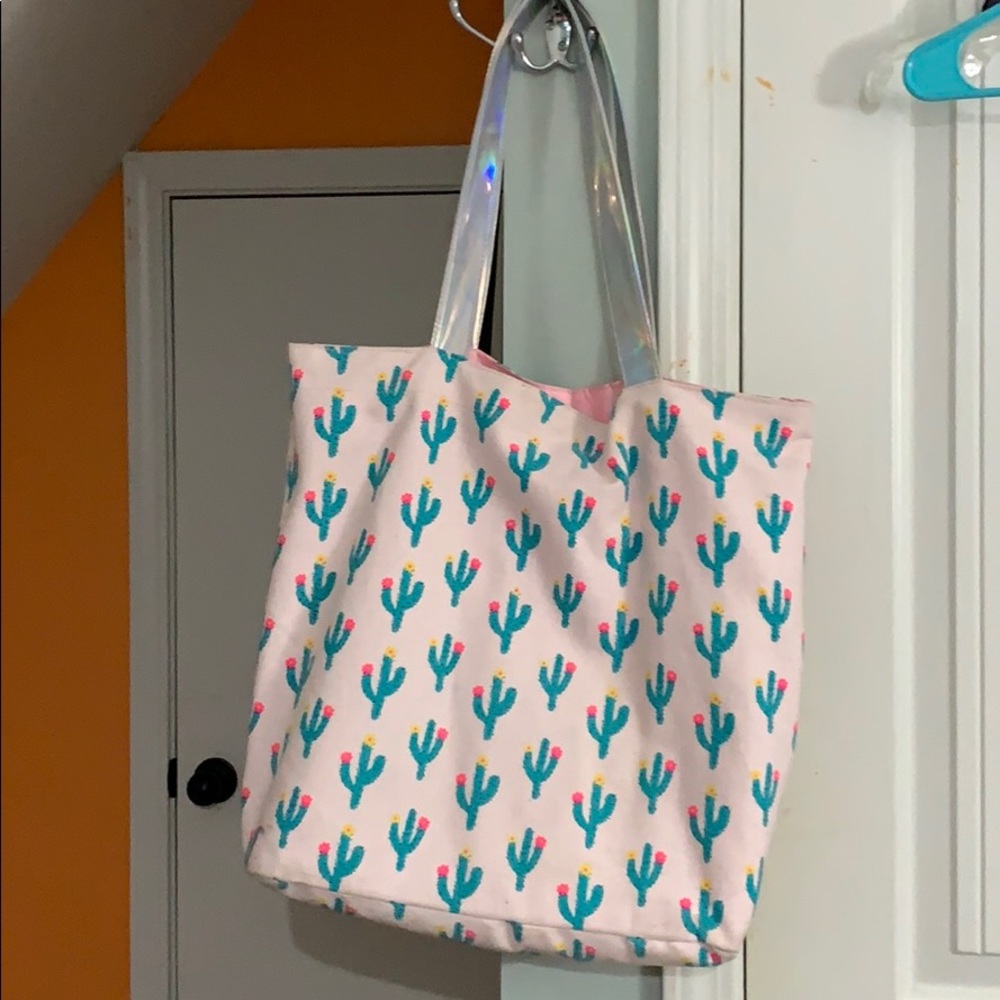 Cactus Printed Tote